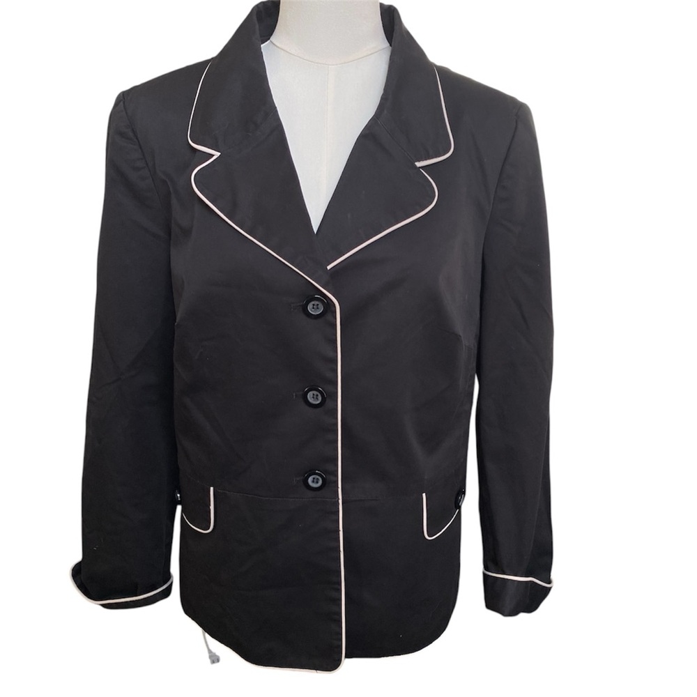 Pendleton plus womens blazer black size 14W excellent‎ condition